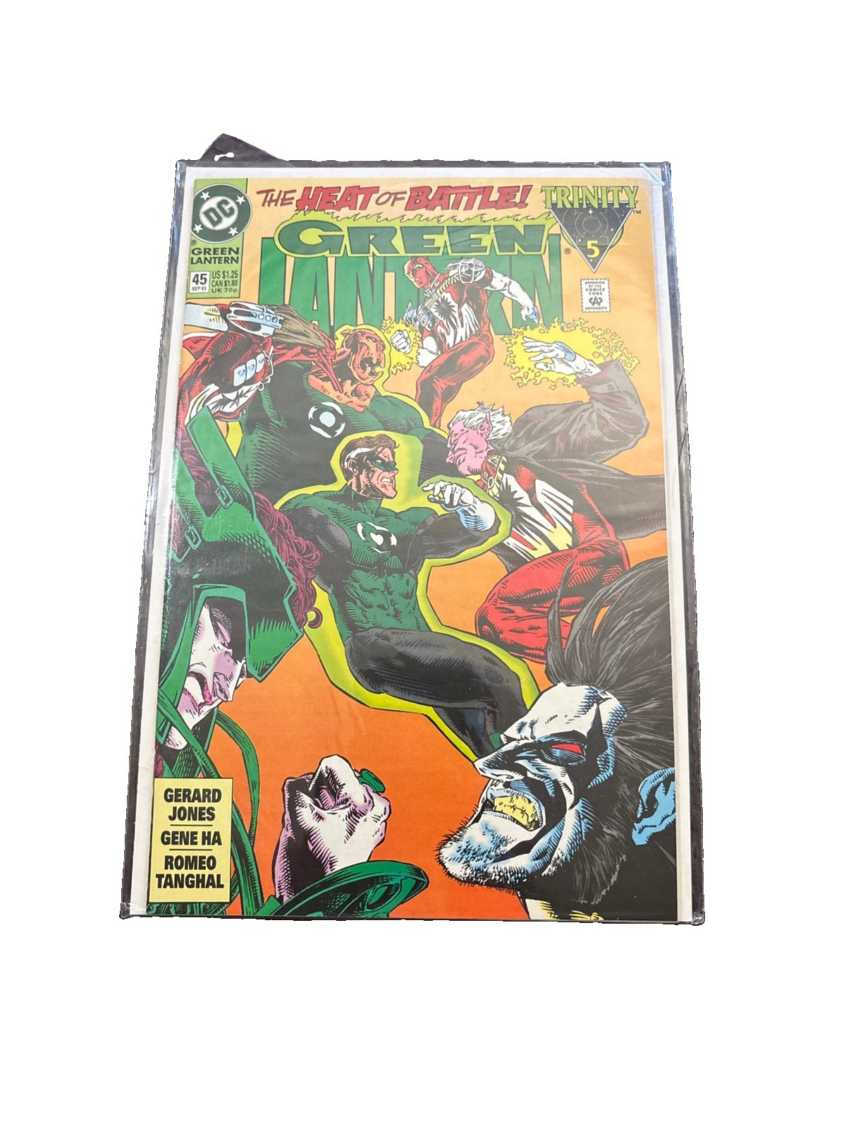 Il calore della battaglia Lanterna Verde fumetto 45 set 93