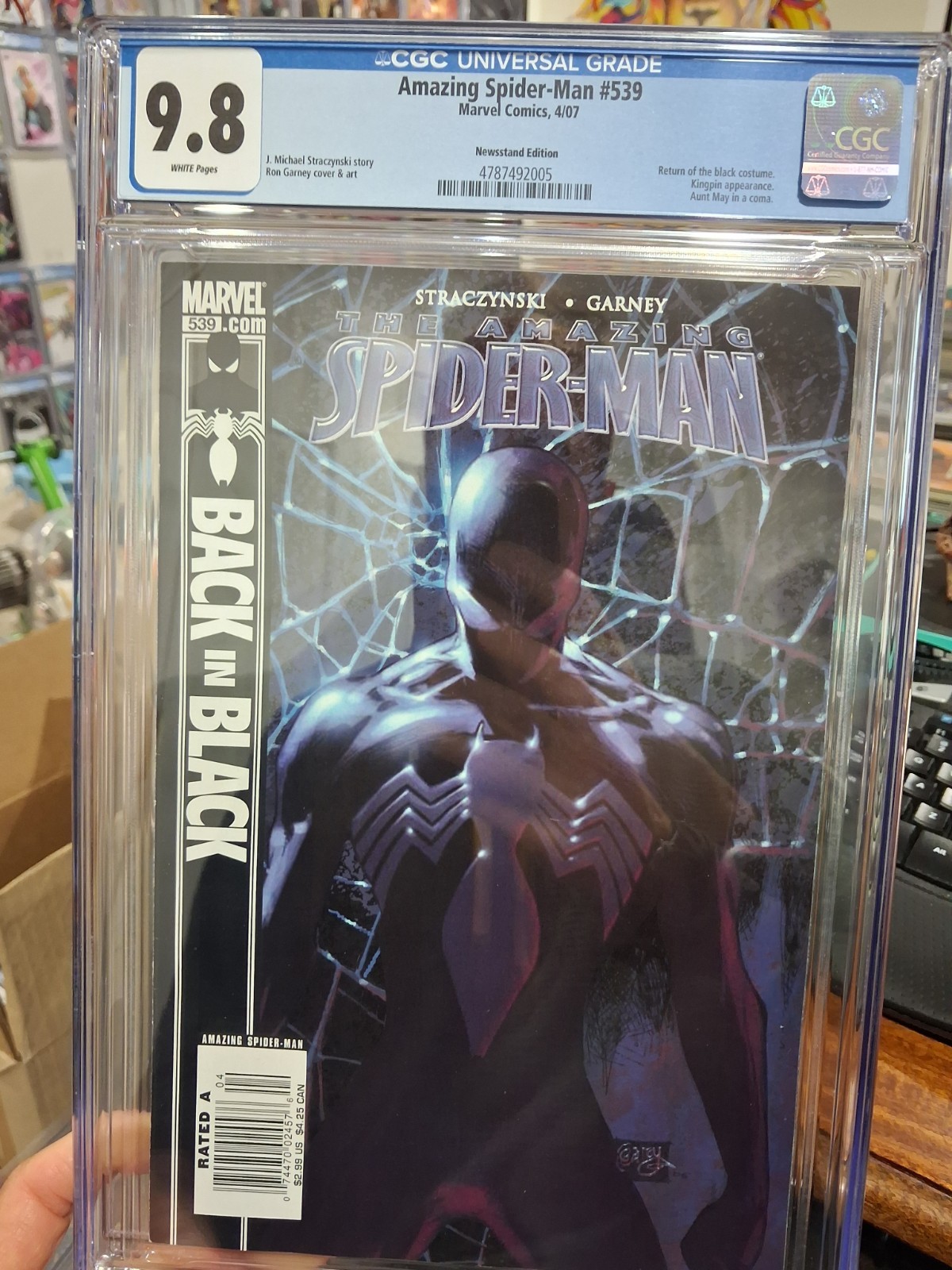 Amazing Spider-Man #539 Newsstand Edition Htf Rare Cgc 9.8