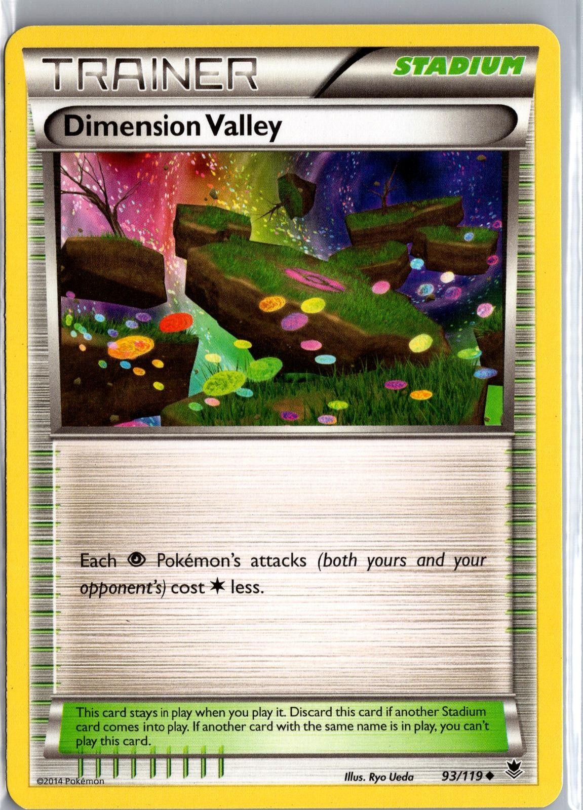 Dimension Valley 93/119 Pokemon Forze Fantasma Non Comune Giocato Moderatamente