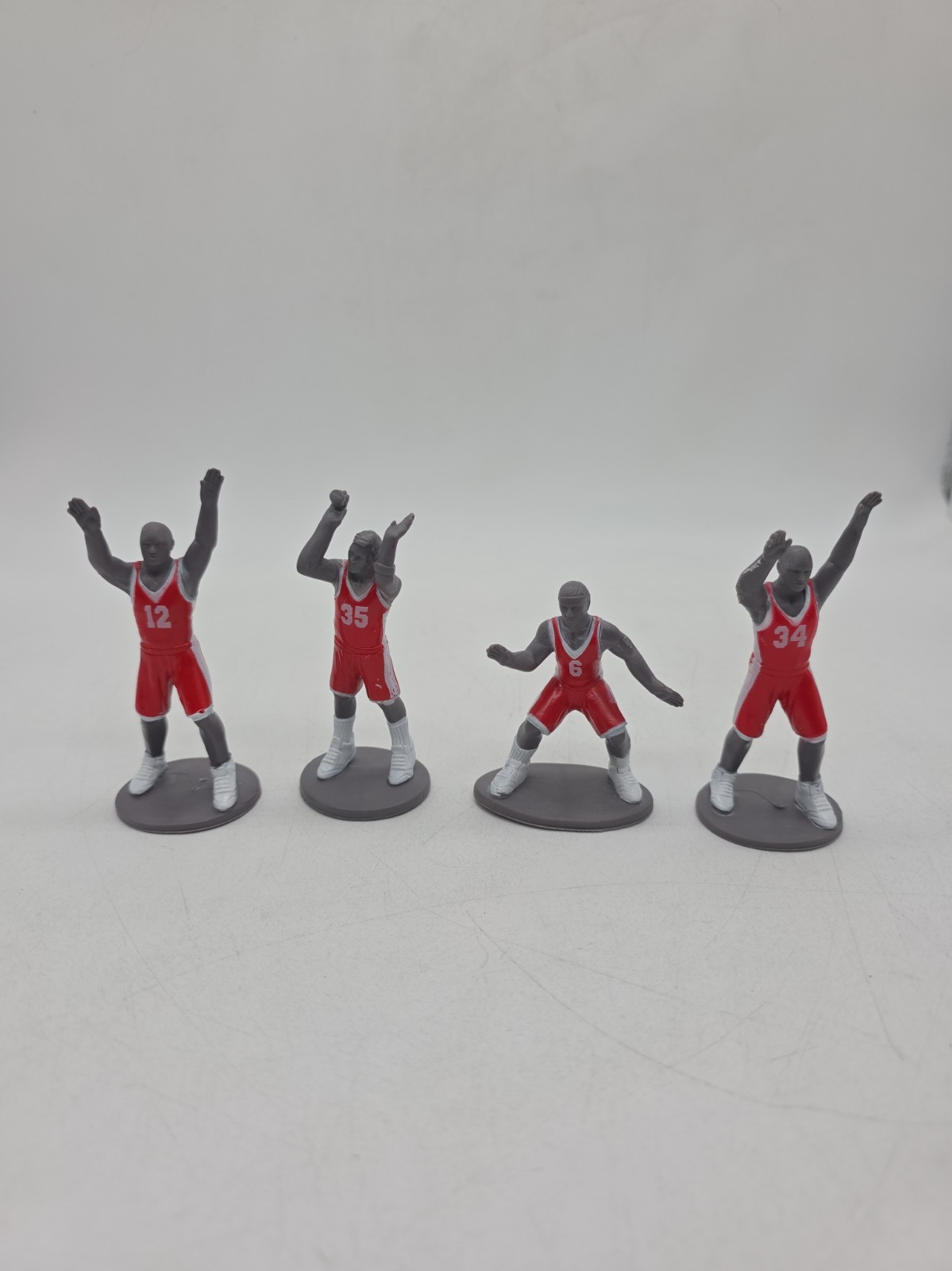 Basketball Guys Players Kaskey Kids Replacement Red Cake Toppers Team Of 4