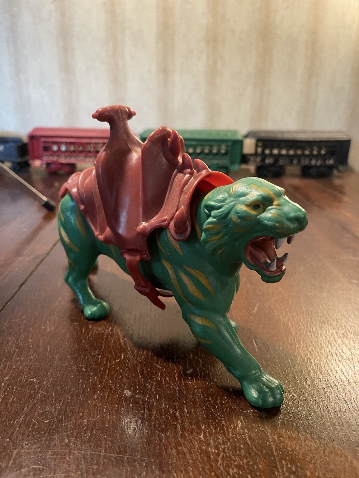 Sella He-Man MOTU Battle Cat Masters of the Universe vintage con sella