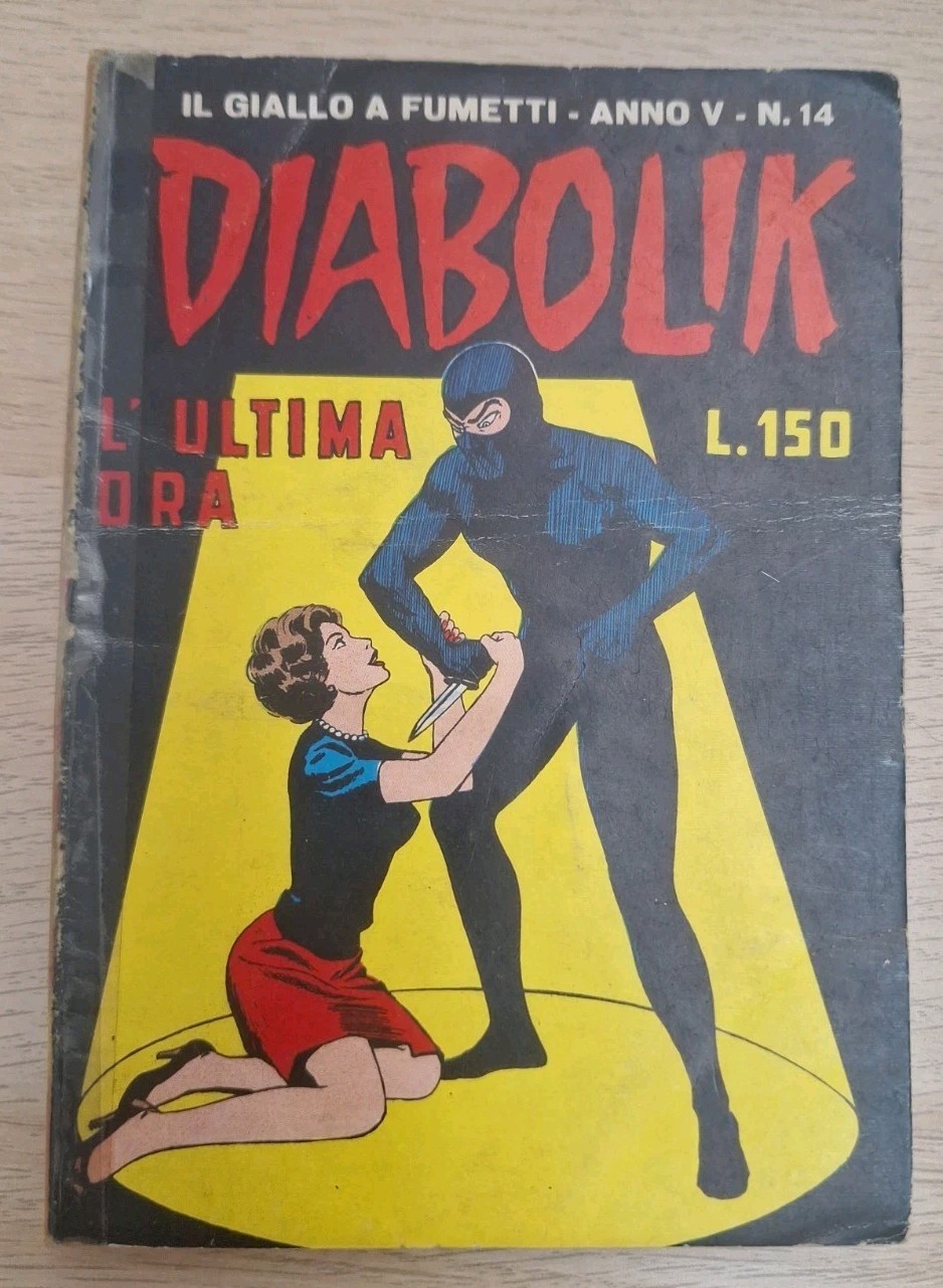 DIABOLIK ANNO V-5°, N. 14 ORIGINALE 1966