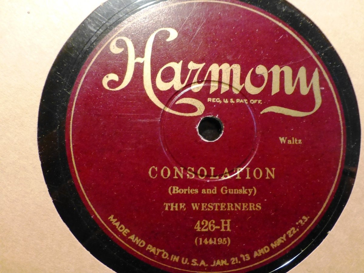 1927 RED NICHOLS Miff Mole Westerners CONSOLATION ROYAL TROUBADOURS HARMONY 426_