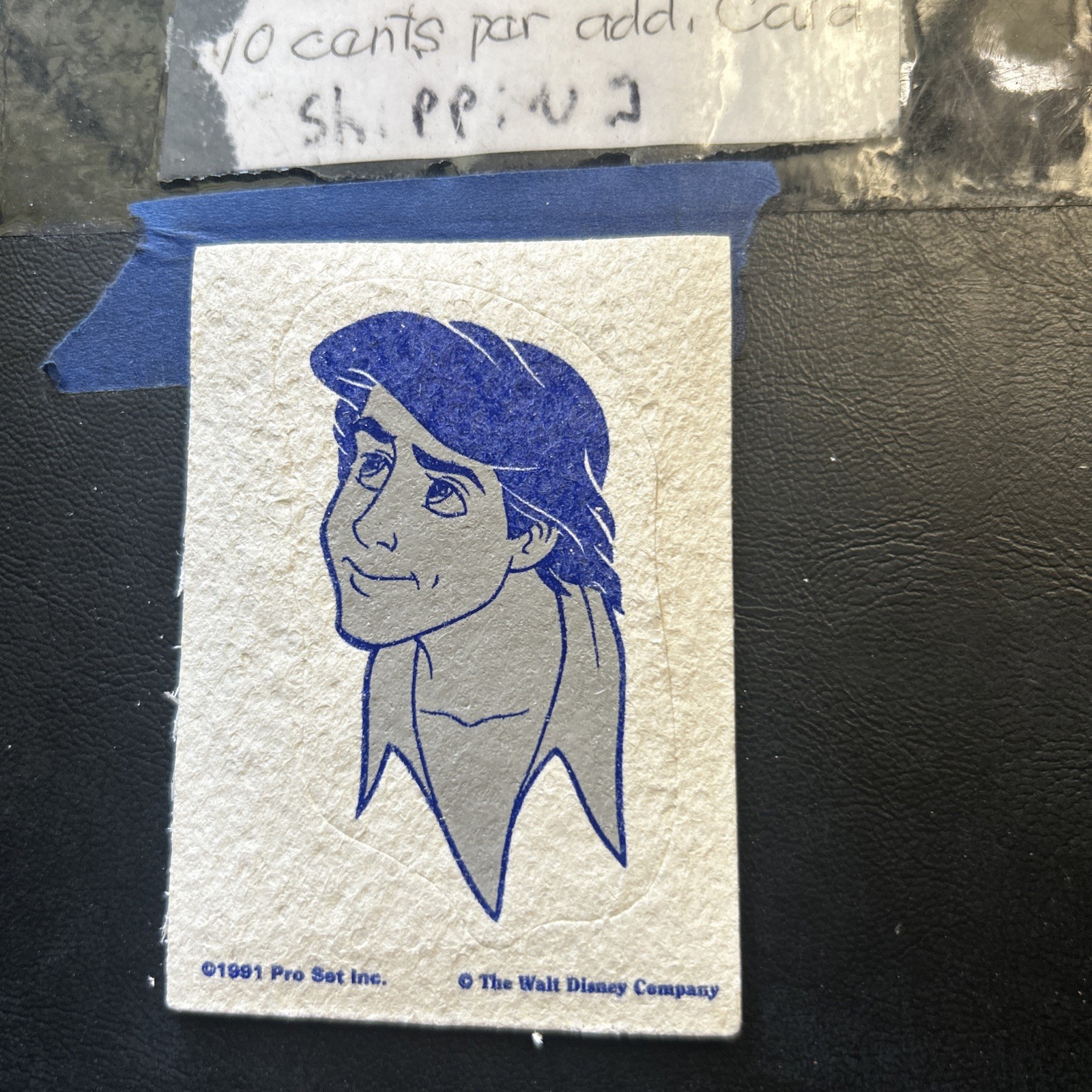 The Little Mermaid 1991 Pro Set sponge Pop-Up F Prince Eric