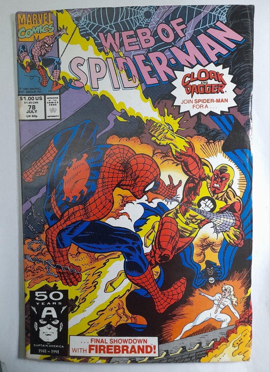 Web of Spiderman 78 VF/NM 1991.First Printing.Marvel comics