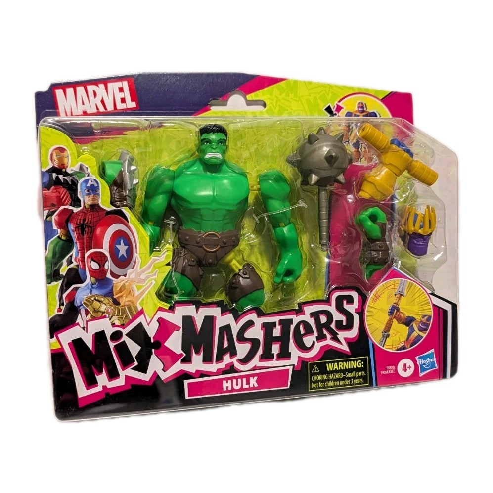 L'Incredibile Hulk Marvel Mix Mashers Action Figure Giocattolo con Accessori