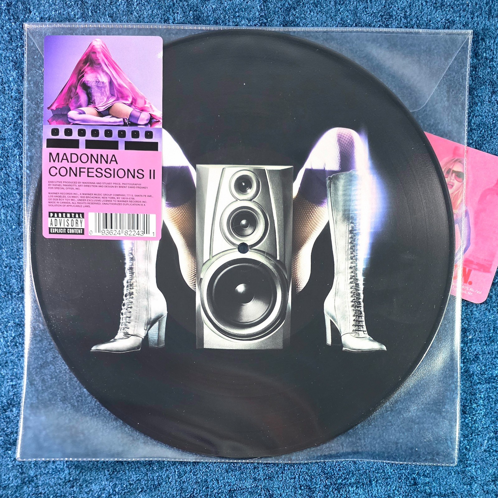 MADONNA SEALED CONFESSIONS II 12'' PICTURE DISC + PROMO COASTER US 2026