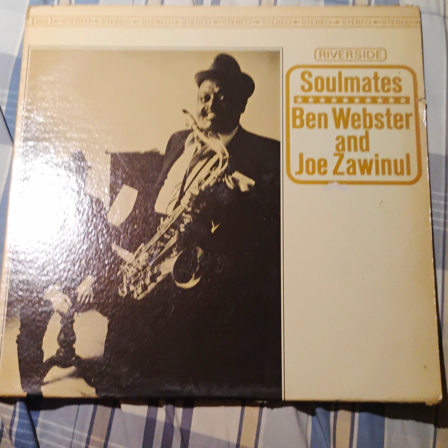 Riverside Soulmates Ben Webster Joe Zawinul 9476 12" Black Vinyl LP Stereo