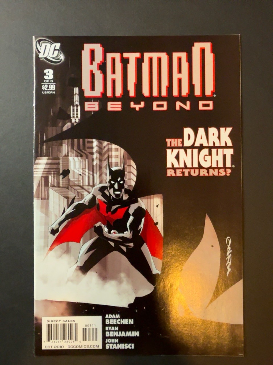 Batman Beyond #3 2010 DC Dustin Nguyen Adam Beechen 9.0