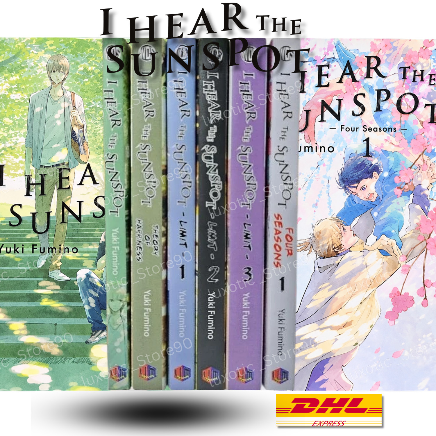 I Hear The Sunspot Manga Vol 1-6 Serie Completa Versione Inglese Fumetti Nuovo