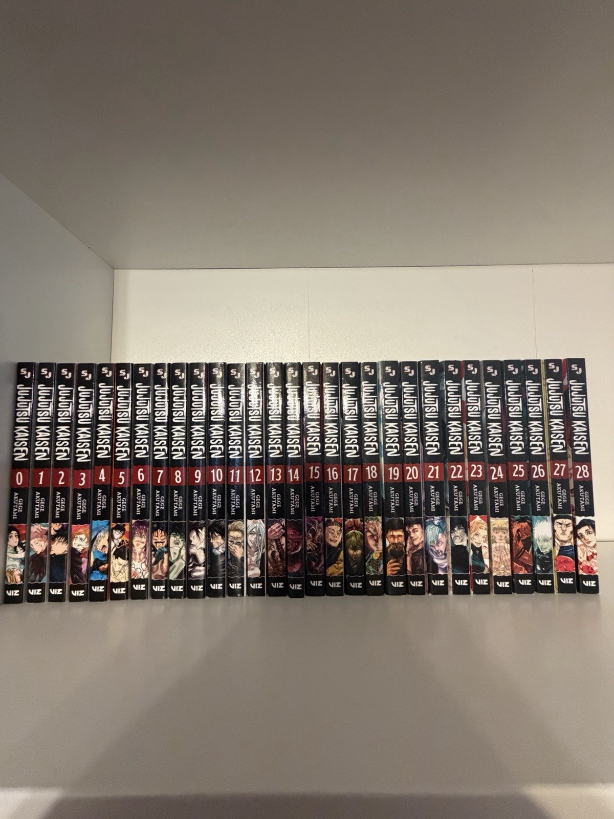Jujutsu Kaisen serie manga, vol. 0-28