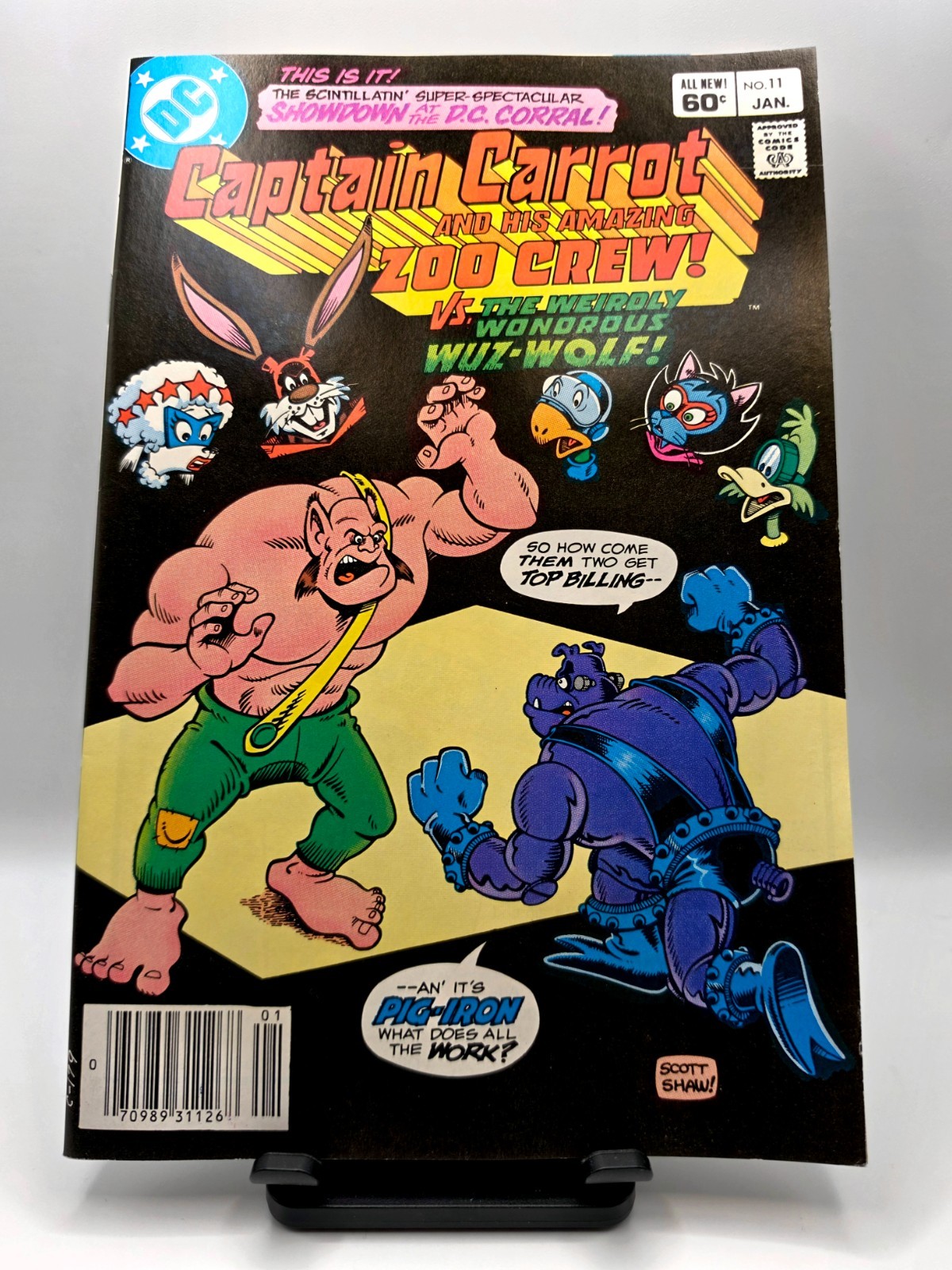 Captain Carrot and His Amazing Zoo Crew Numero #11 DC 1983 / Raro Mark Jewelers