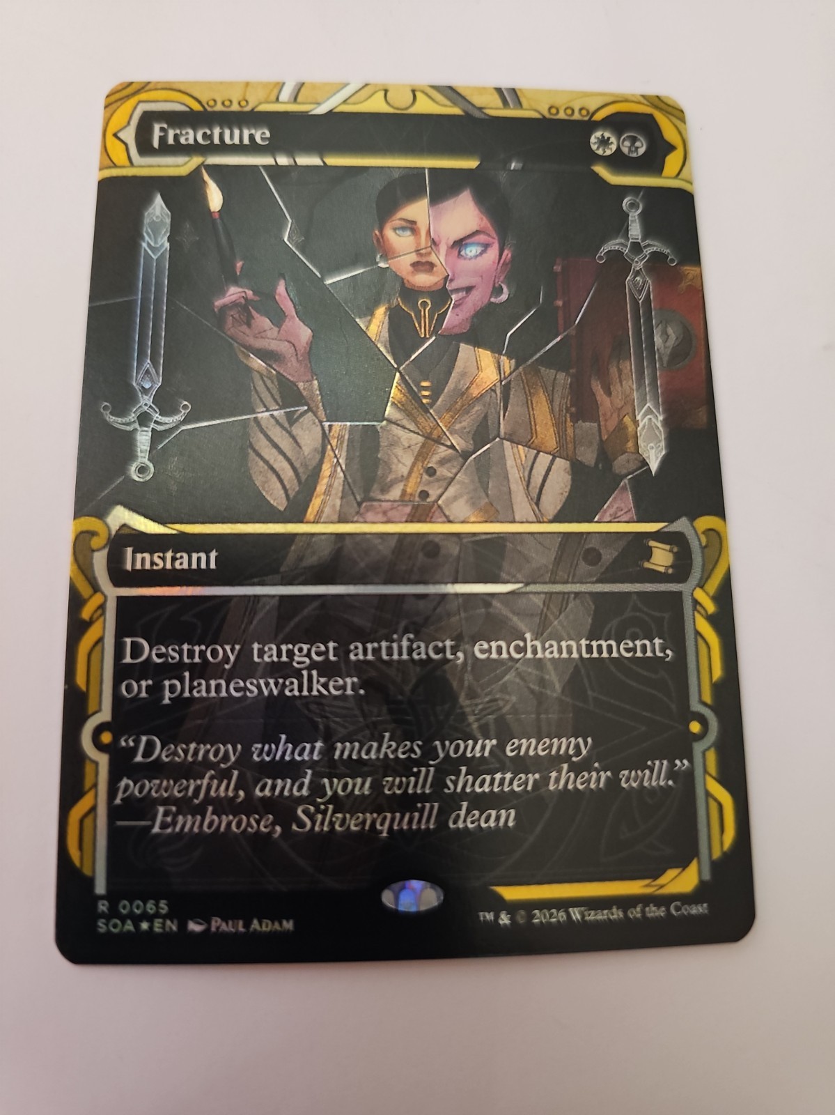 Fracture Secrets of Strixhaven: Mystical Archive Foil Magic MTG 