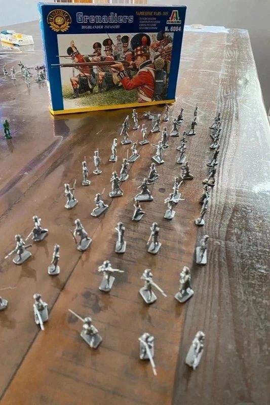 Set de 50 soldats Grenadiers Highlander Infantry