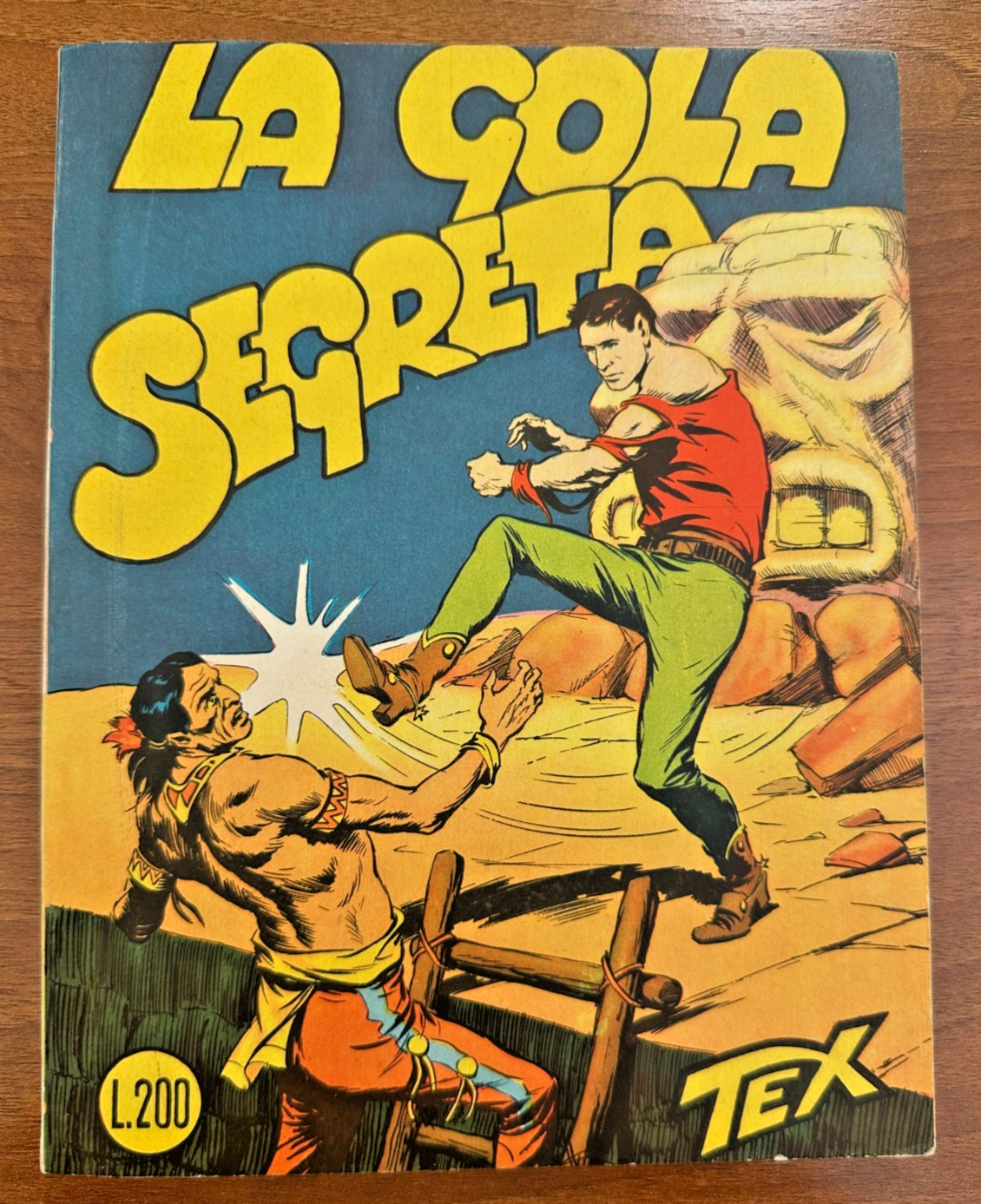 BONELLI TEX N.14 LA GOLA SEGRETA -  SPILLATO 478 CENSURATO BELLISSIMO
