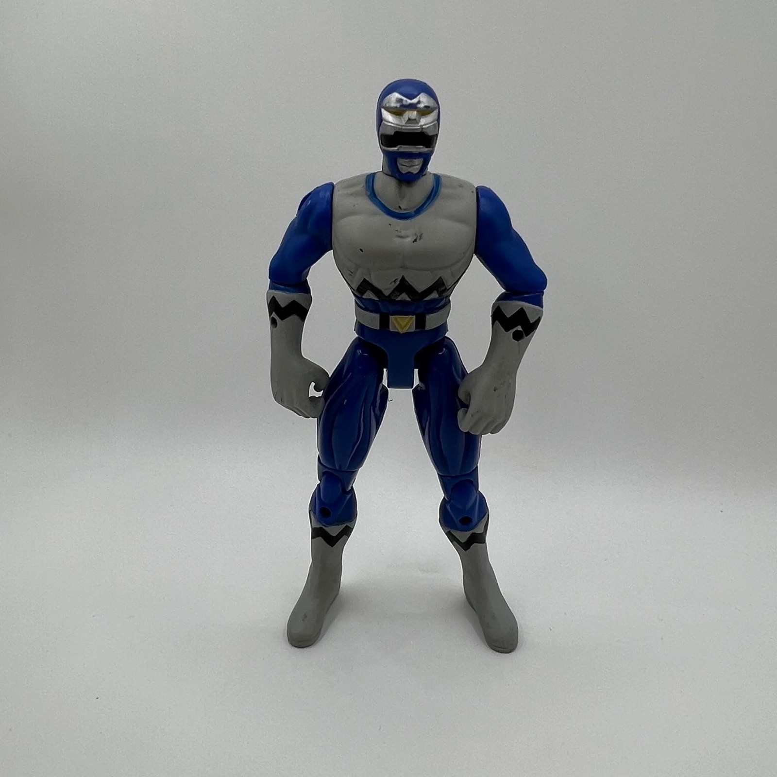 Bandai Power Rangers Lightspeed Rescue Blue Ranger Modellino Giocattolo 5" #6