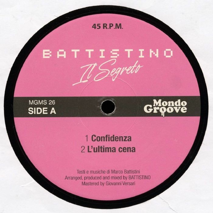 BATTISTINO - Il Segreto EP - Vinyl (12")