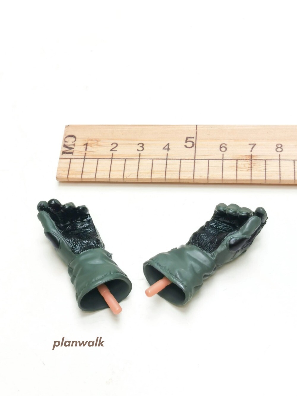Guanto soldato guanto mani con connettori modello 1/6 per corpo action figure 12"