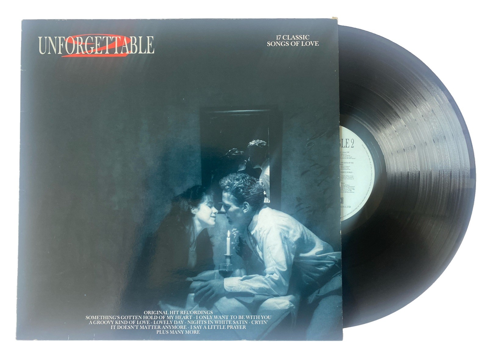 Various Artists - Unforgettable 2 LP Record 17 Track Compilation EMTV46 EMI 1989