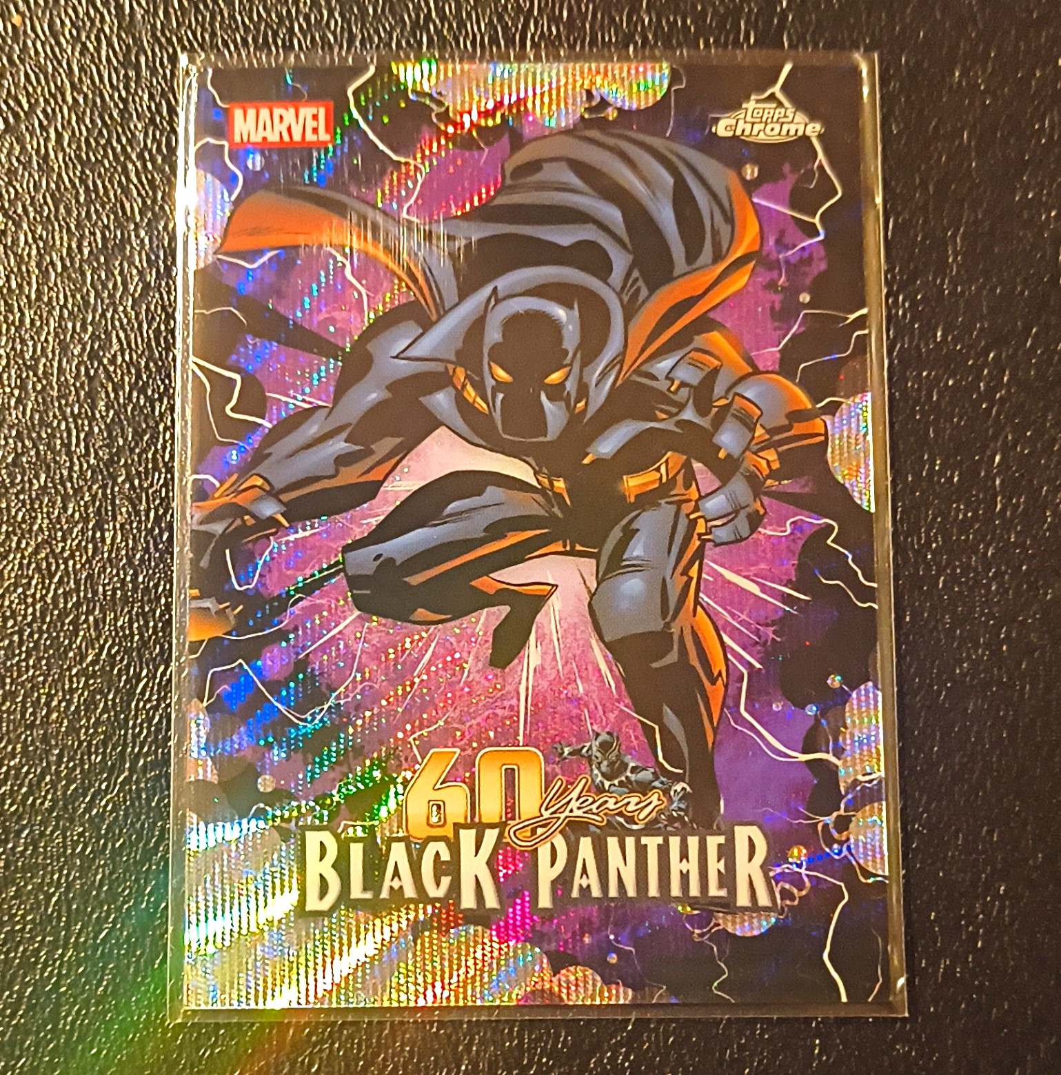 Topps 2026 Chrome Marvel 60 Years of Black Panther BP-04 Hologram Card