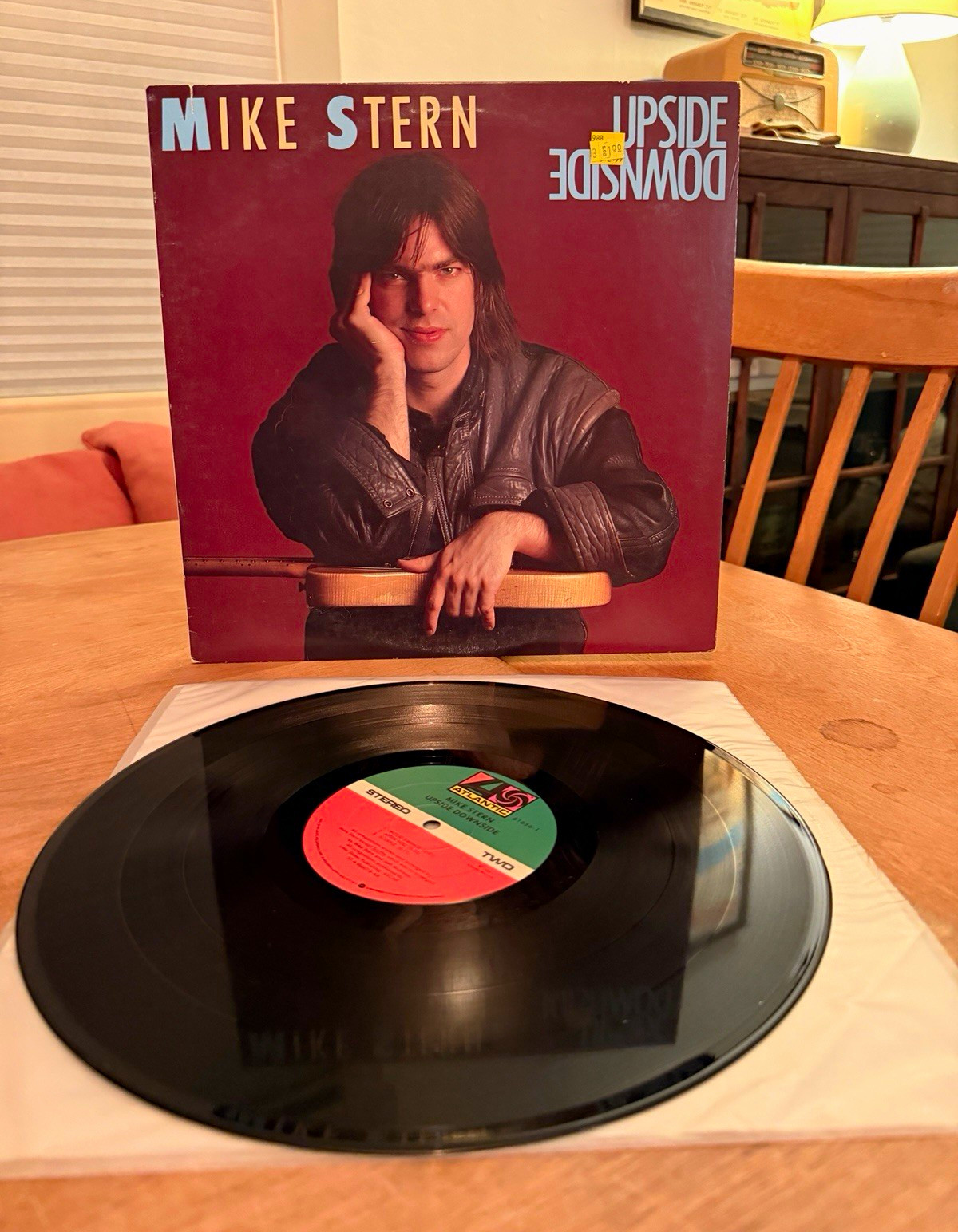 Mike Stern Upside Downside LP Atlantic 81656-1 Jaco Pastorius NM