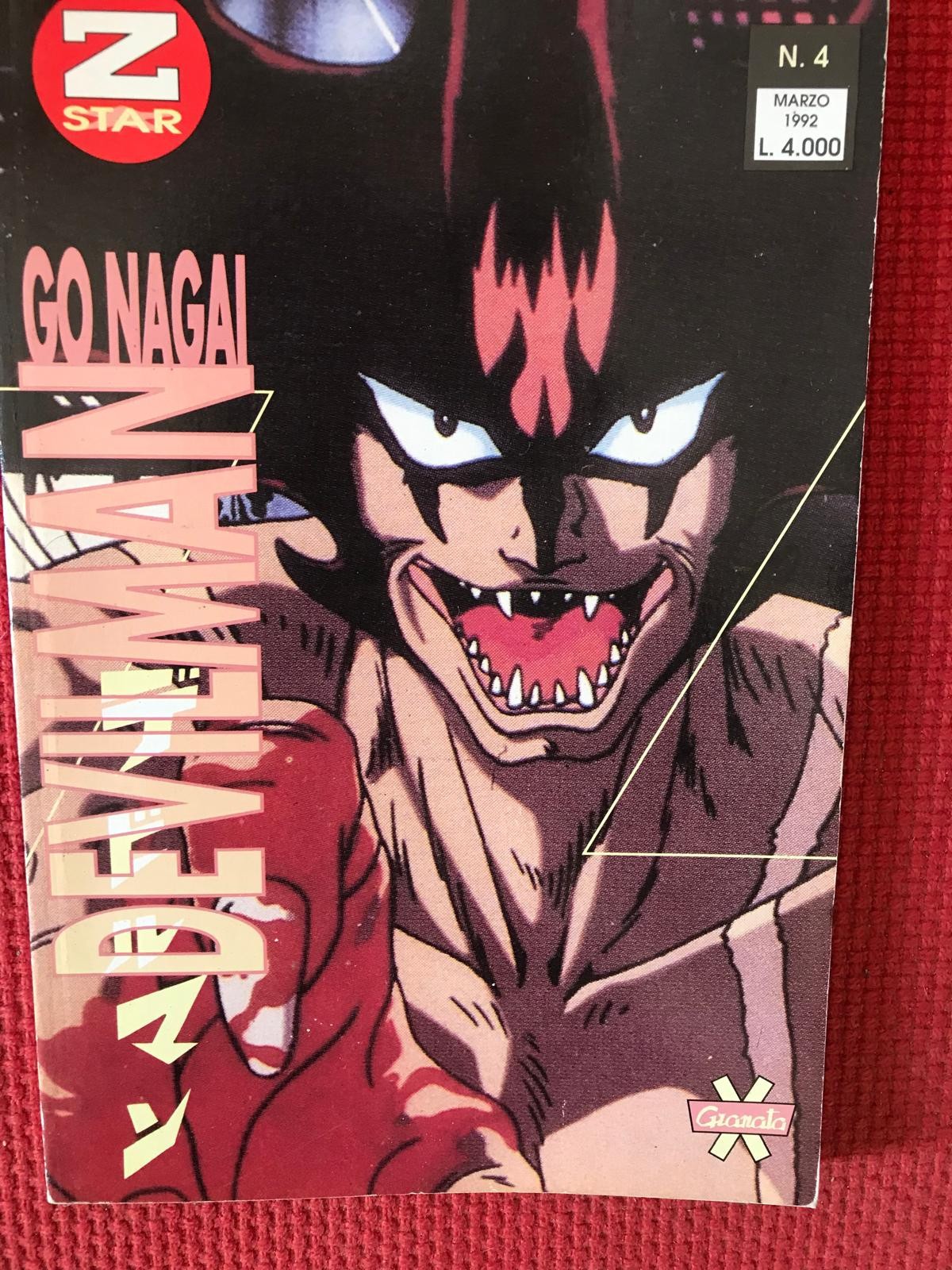 Devilman di Go Nagai n.4 Granata Press fumetto manga