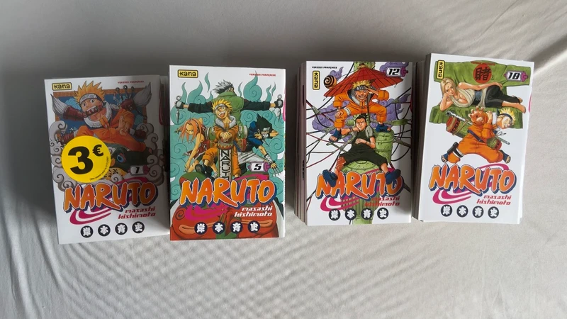 Vente lot manga Naruto (début)