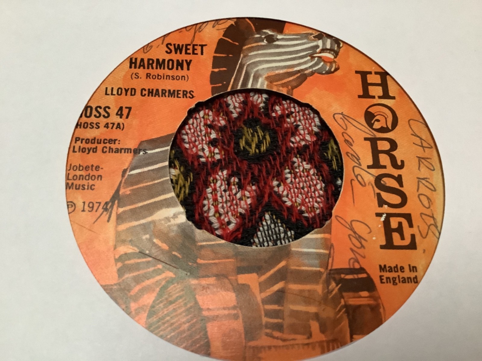 Lloyd Charmers , Sweet Harmony ,   7”Horse.
