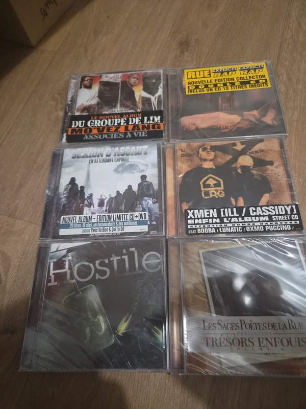 6 cd rap fr ( neuf )
