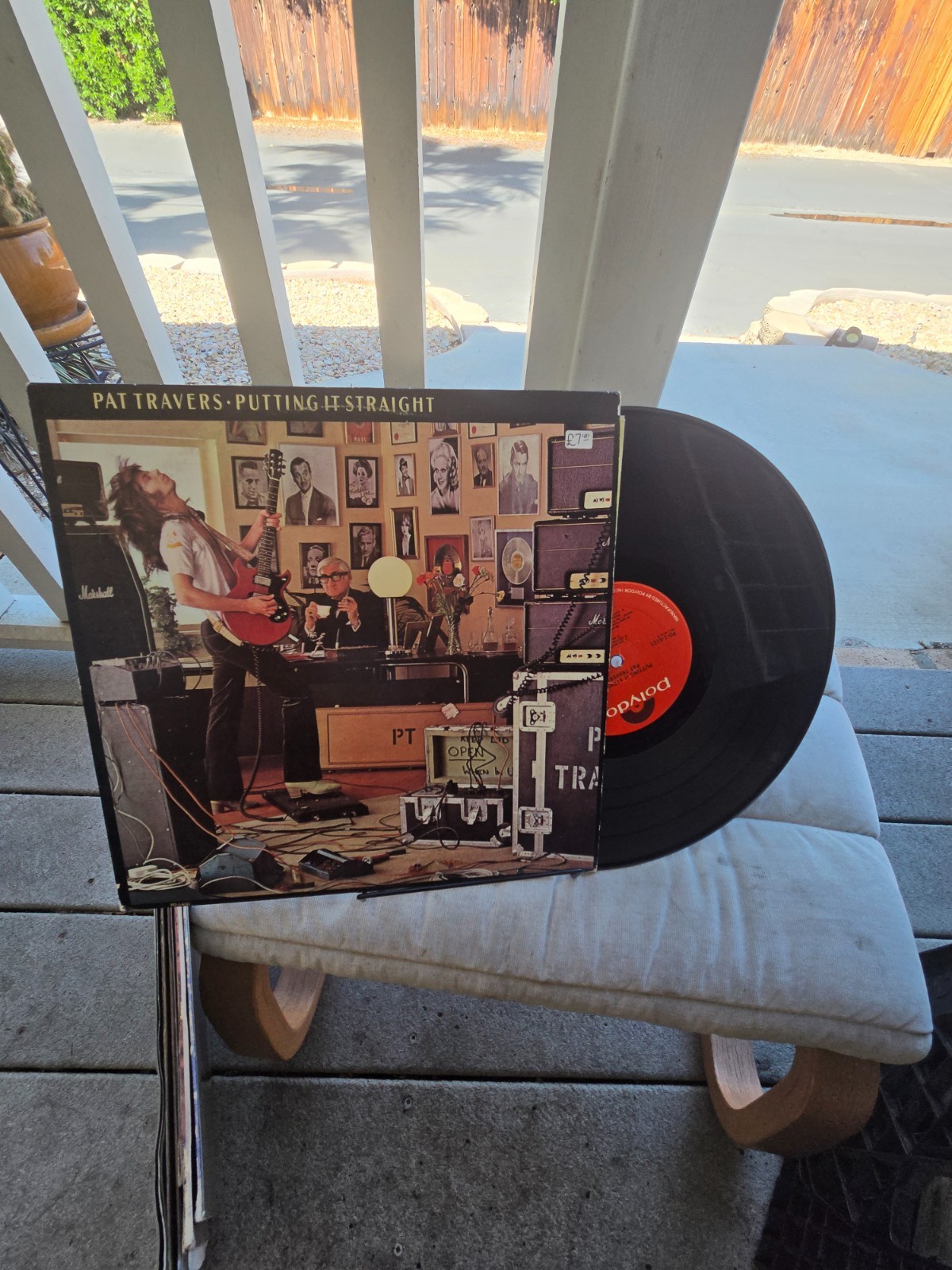 Pat Travers: Putting It Straight 1977 Polydor LP VG+