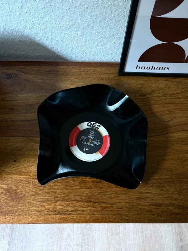 Dekoschale Vintage Schallplatte Mike Oldfield / Deko / Wohnaccessoire