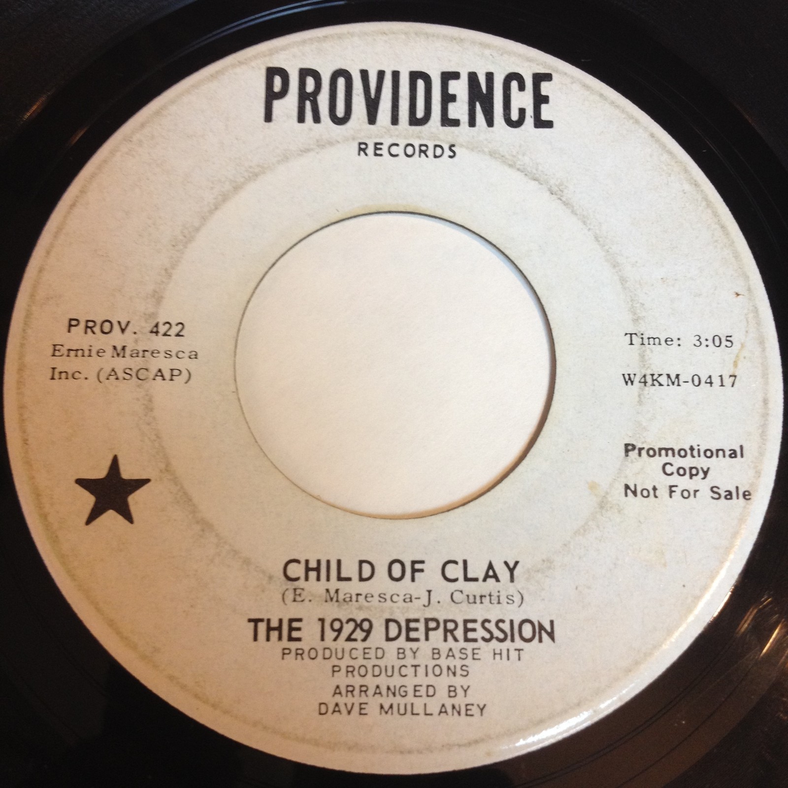 The 1929 Depression - Child Of Clay / You've Been Cheatin' On Me Baby 45