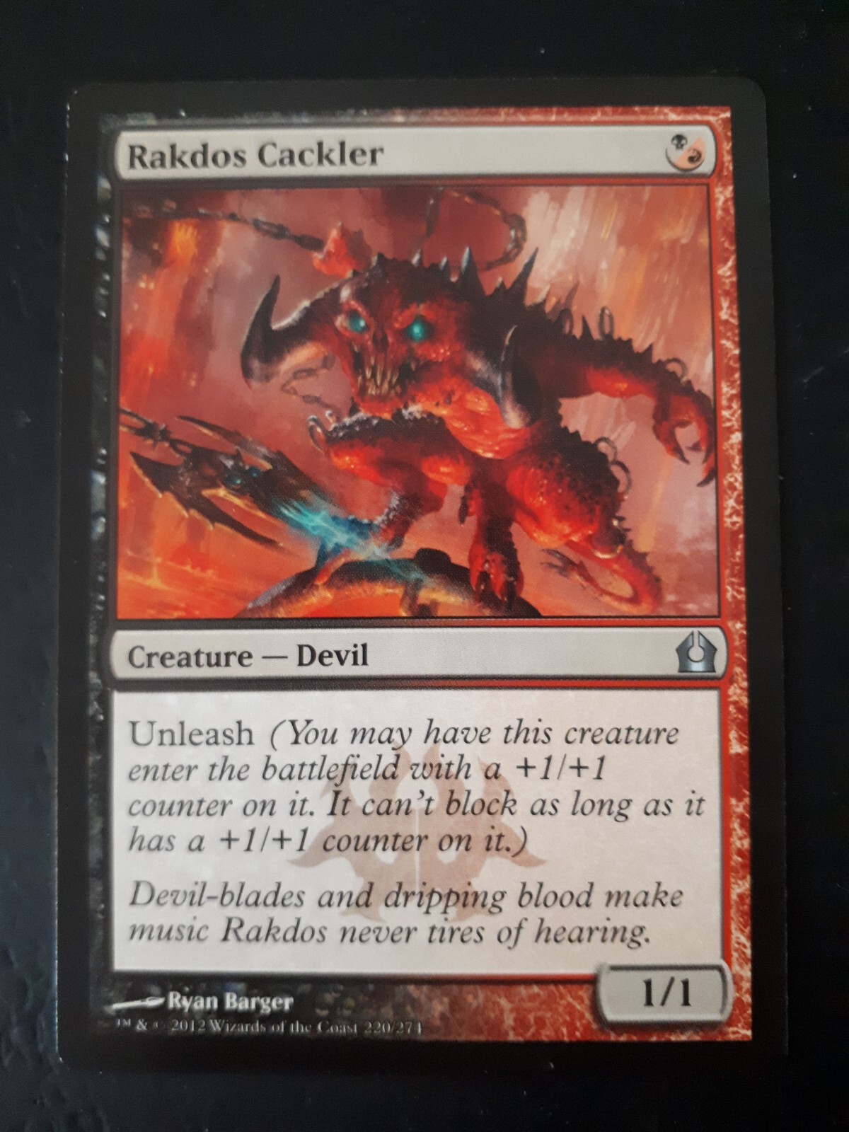 Mtg Rakdos Cackler Lightplay , English  Return to Ravnica B64