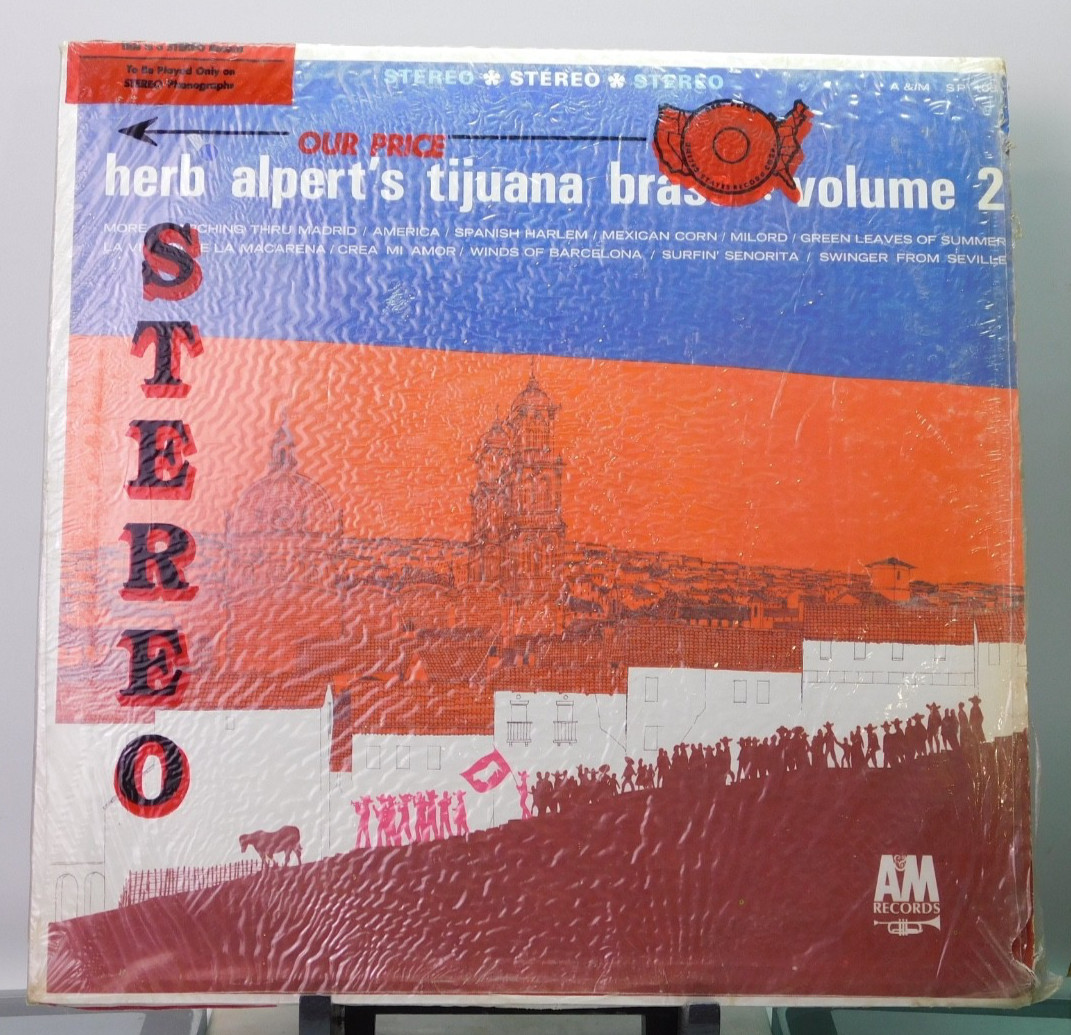 Herb Alpert’s Tijuana Brass Volume 2, A&M Records SP 103 Stereo LP Reissue NM/VG