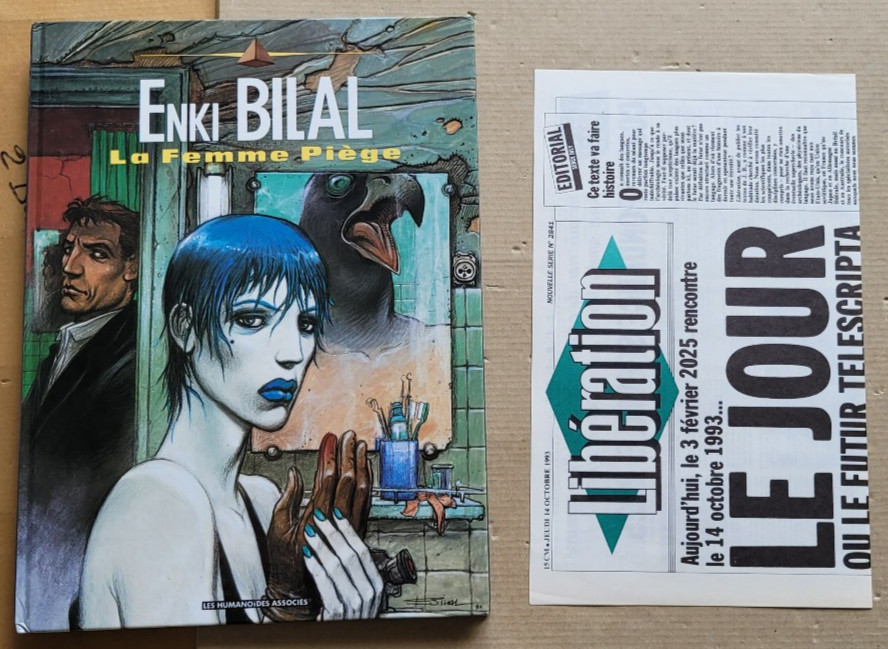 Nikopol ; La Femme Piège Enki BILAL éd Humanoïdes Ass rééd 1990 + journal