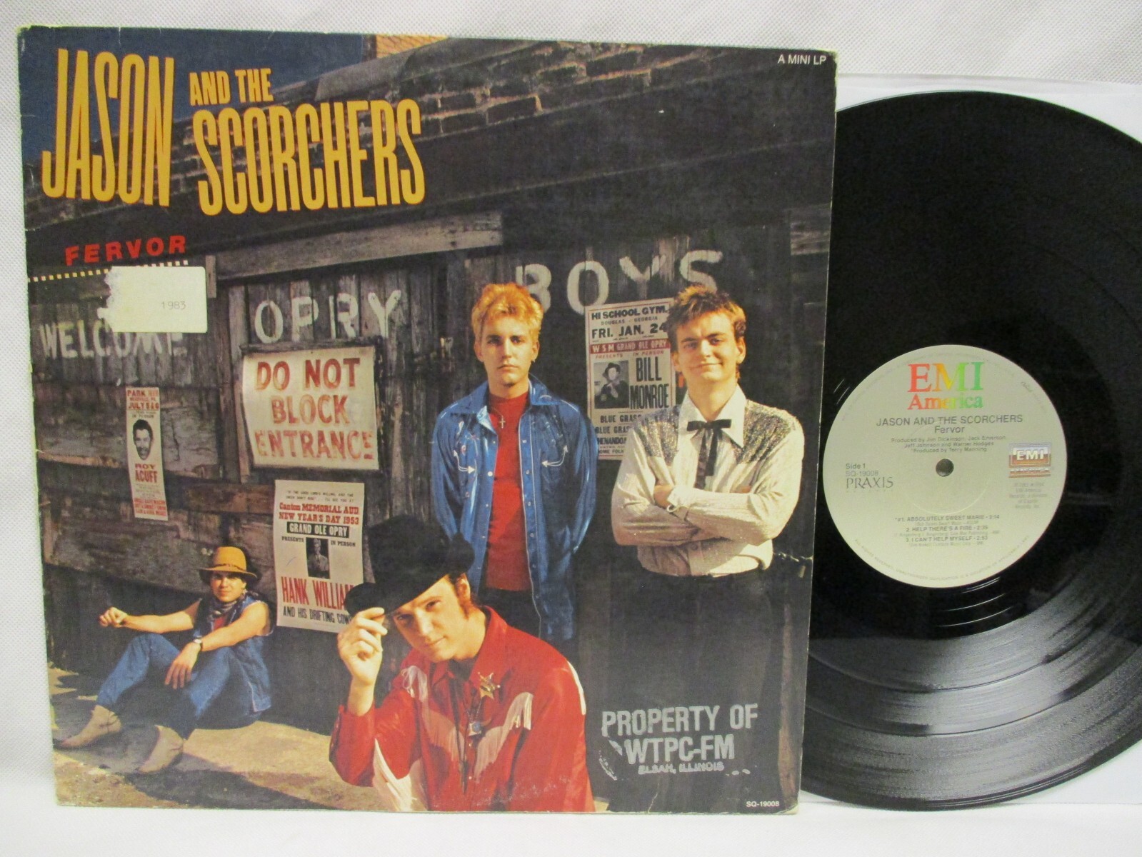 Jason And The Scorchers Fervor 1984 Record Alt Country Cowpunk VG++/VG EMI 19008