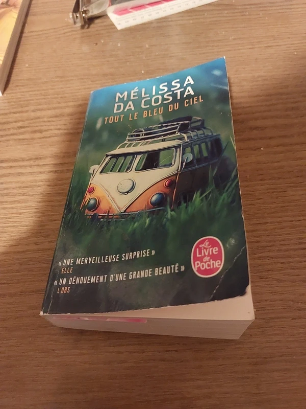 Livre de  mélisse da costa  tout le bleu du ciel