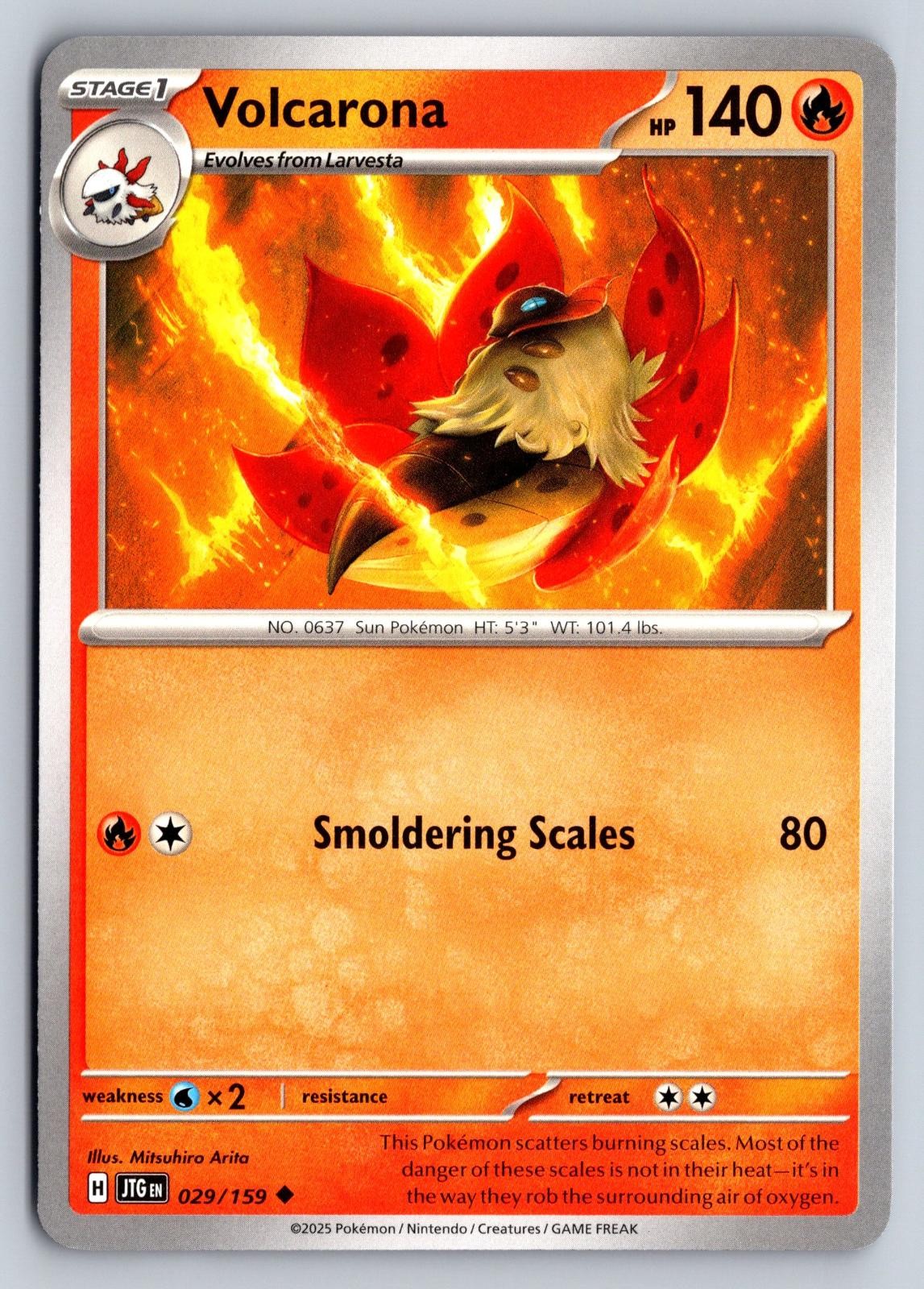 Volcarona 029/159 Viaggio Insieme Pokemon Arita