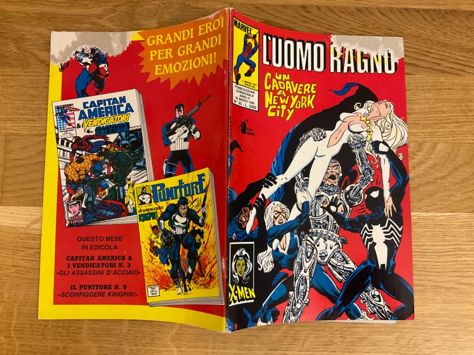 L’UOMO RAGNO n. 45  - 1990 STAR COMICS  - SPIDERMAN MARVEL