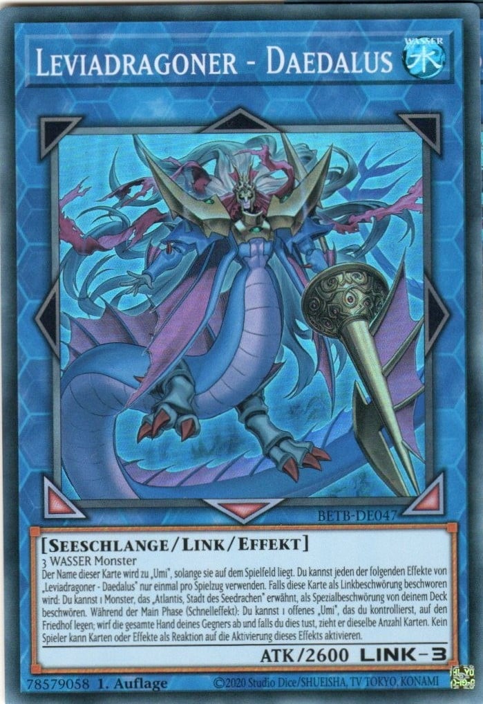 yugioh 1x Drago Levia - Dedalo BETB-DE047 SUPER RARA 1EDIZIONE TEDESCA