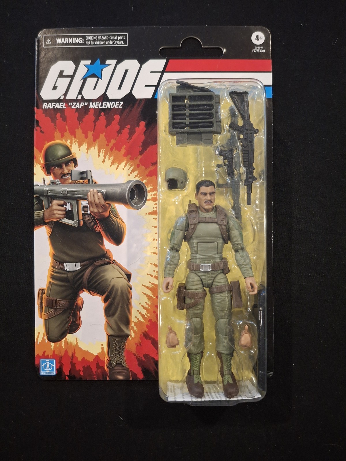 GI Joe Classified Retro Cardback Zap MOC Hasbro 6"