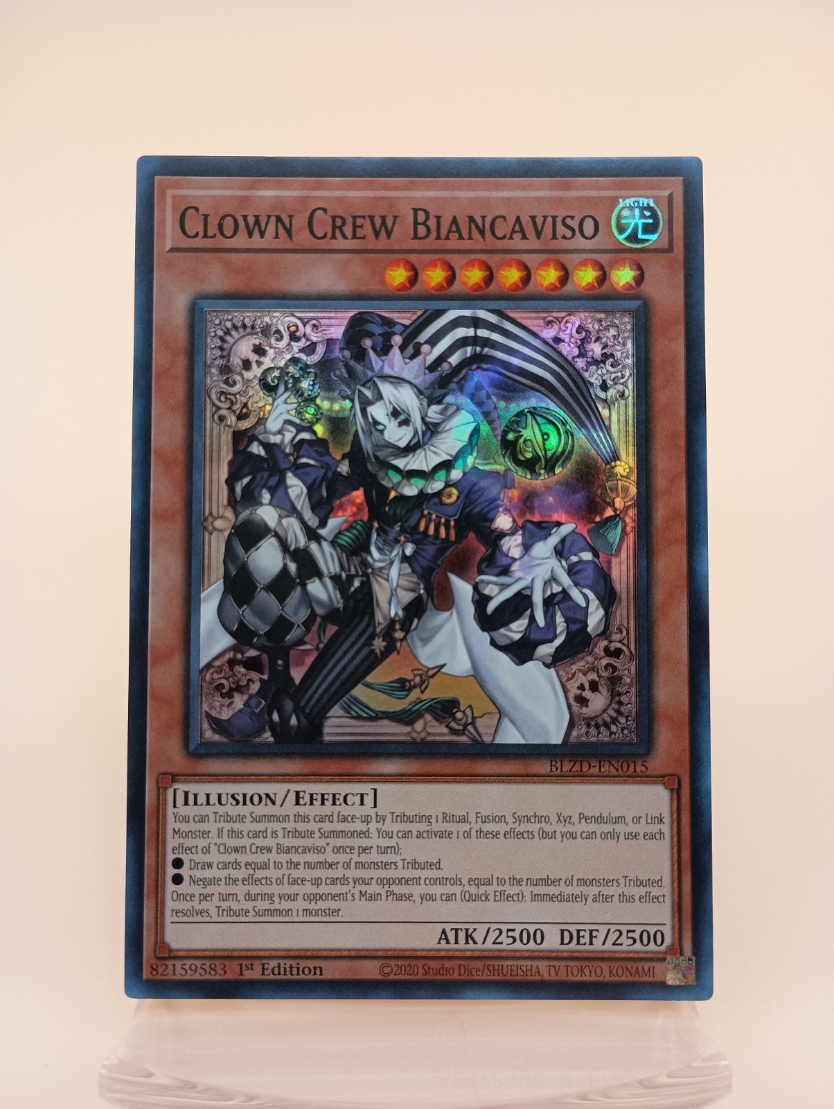Clown Crew Biancaviso - BLZD-EN015 - Super Rara - Blazing Dominion - Nuovo con scatola/M