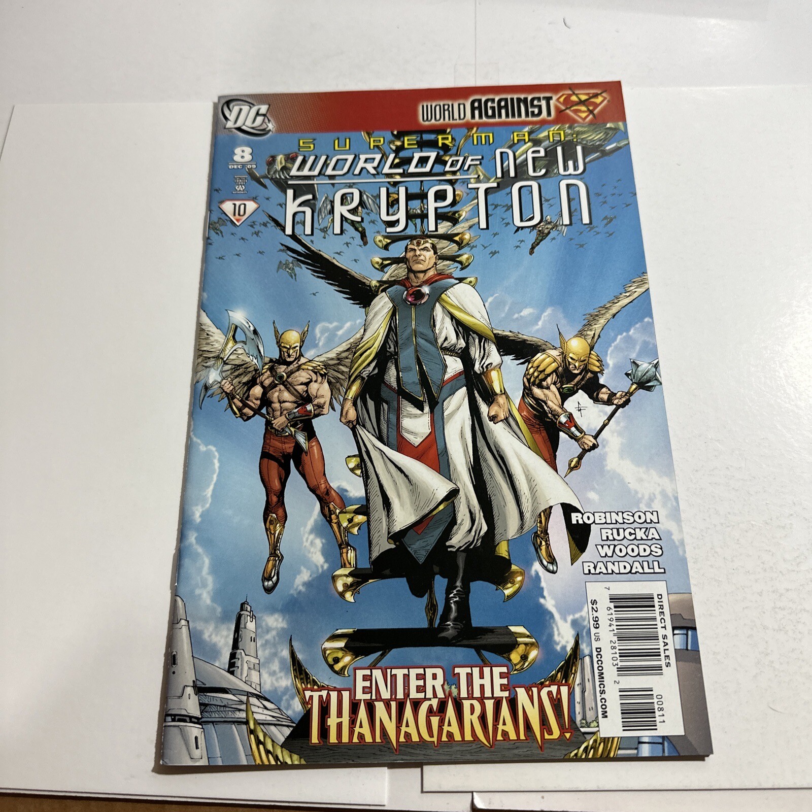 *** Superman: World of New Krypton # 8 DC Comics 2009 8,0 mm24