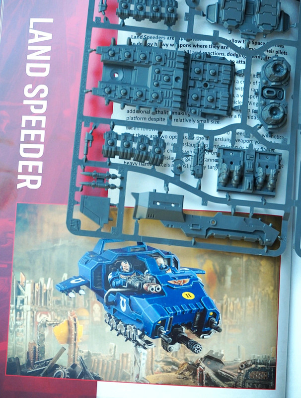 Warhammer 40K Armageddon Space Marine Land Speeder – NOS