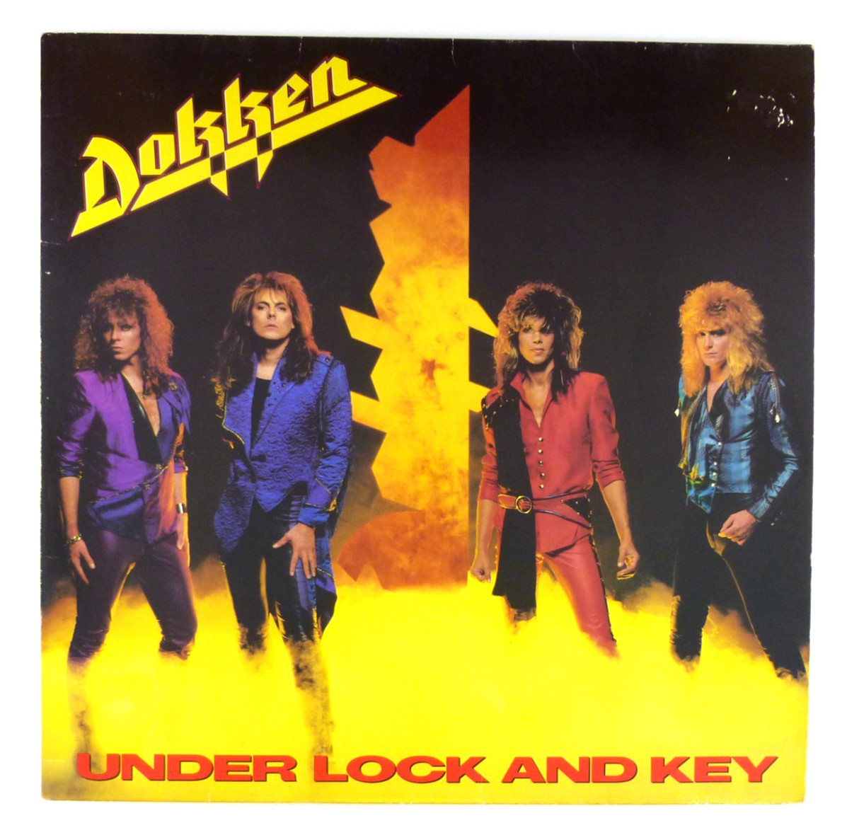 LP Vinile 12" Dokken Under Lock And Key D3721 D23 EX Schallplatte
