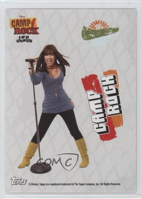 2008 Topps Camp Rock Mega Adesivi Camp Rock #4 2rz