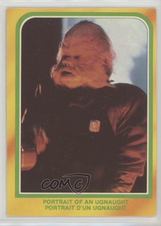1980 O-Pee-Chee Star Wars: The Empire Strikes Back Portrait of an Ugnaught 2vh