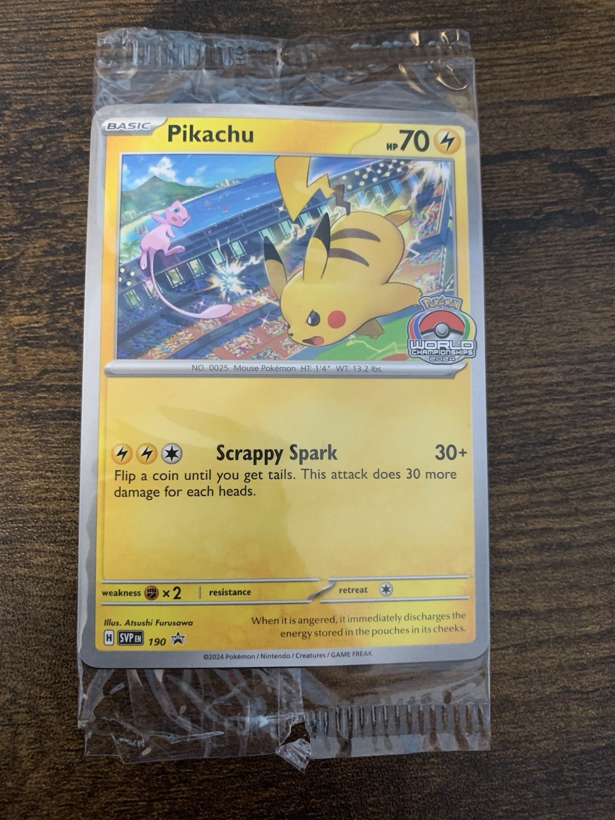 SEALED Pikachu (190) - Scarlet & Violet Promo - Pokemon TCG - English