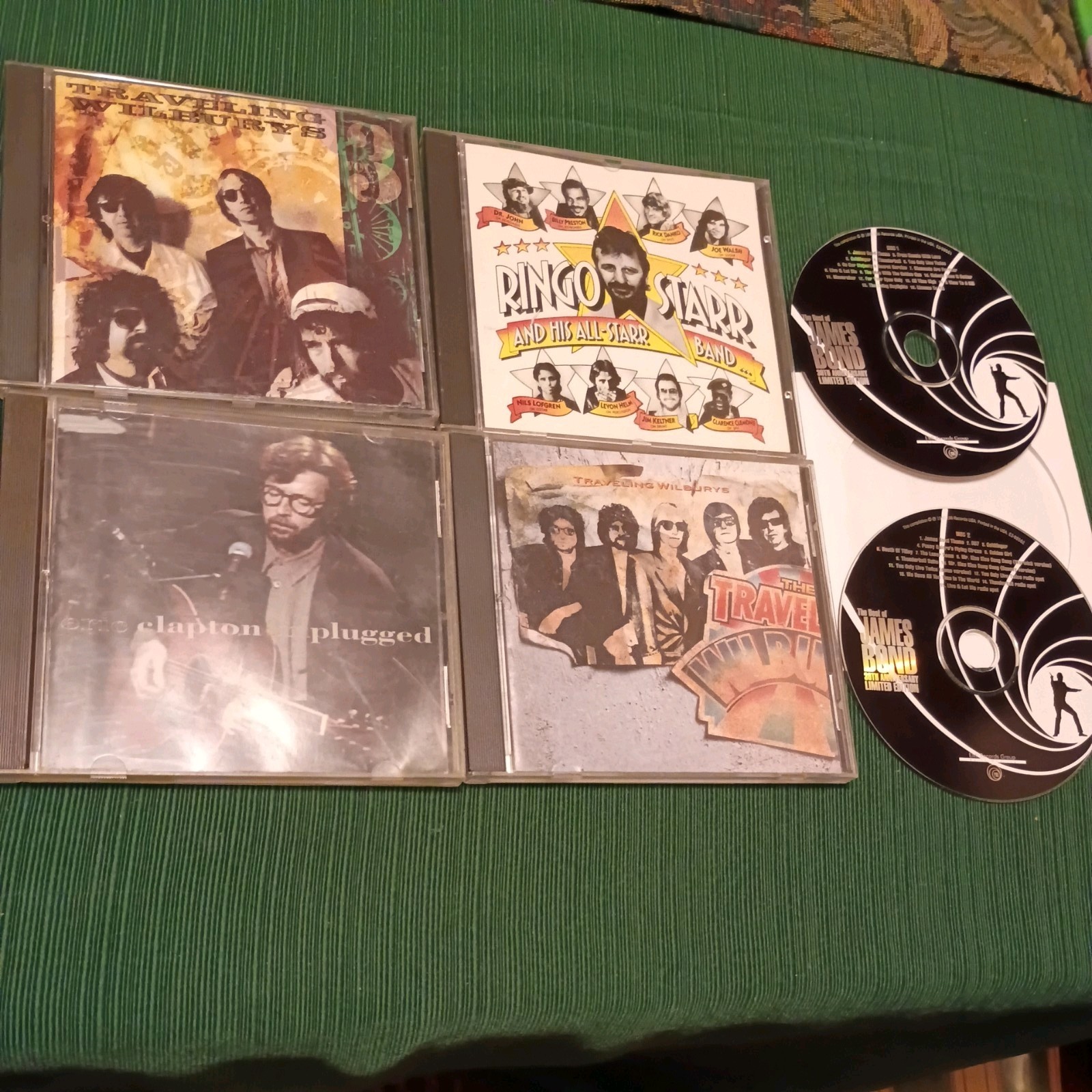 Ringo Starr, Trav. Wilburys, Clapton, McCartney (6) CD lot Live Let Die Beatles