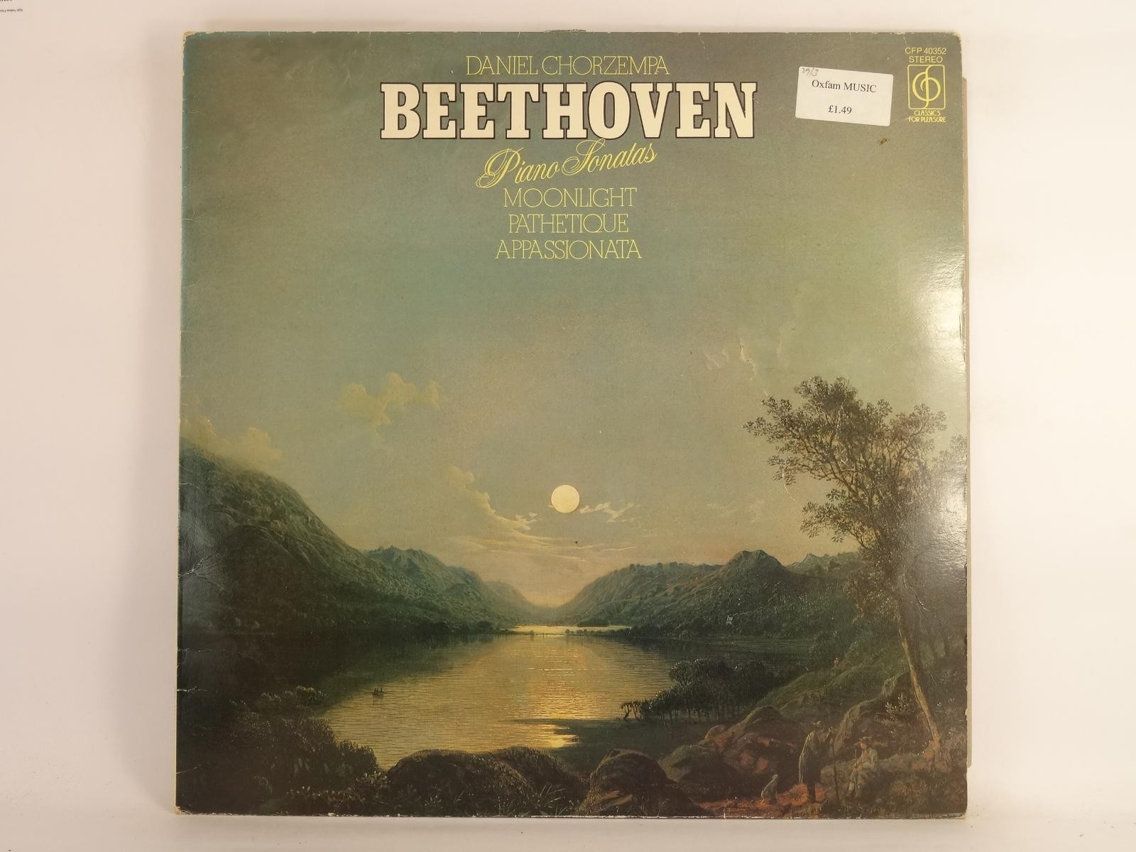 DANIEL CHORZEMPA BEETHOVEN PIANO SONATAS (388) 7 Track LP including Picture Slee